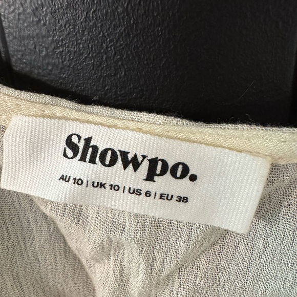 Showpo Cream Maxi Dress - Picture 6 of 6